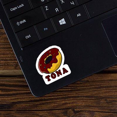 Sticker Donut Tona Laptop Image