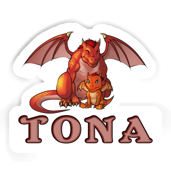 Sticker Tona Drache Notebook Image