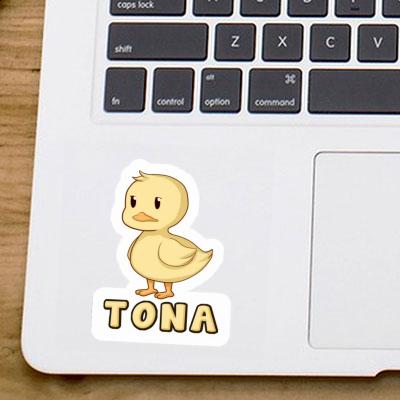 Autocollant Tona Canard Laptop Image