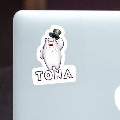 Ice Bear Sticker Tona Laptop Image