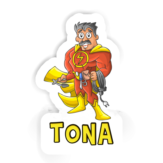 Elektriker Sticker Tona Gift package Image