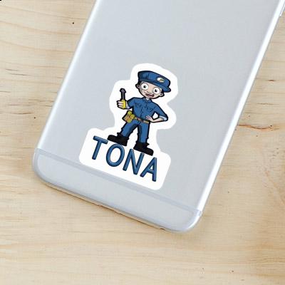 Tona Sticker Electrician Notebook Image