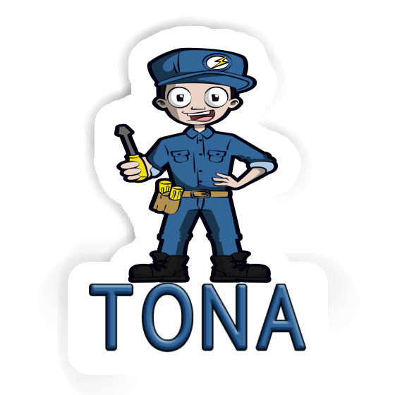 Tona Sticker Electrician Image