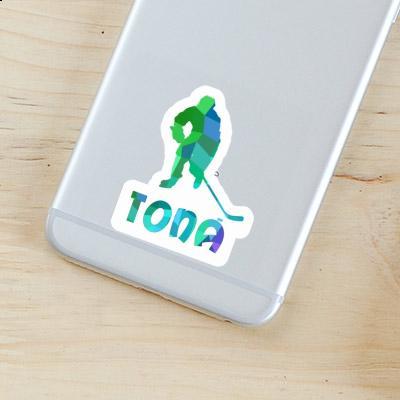 Hockey Player Sticker Tona Gift package Image