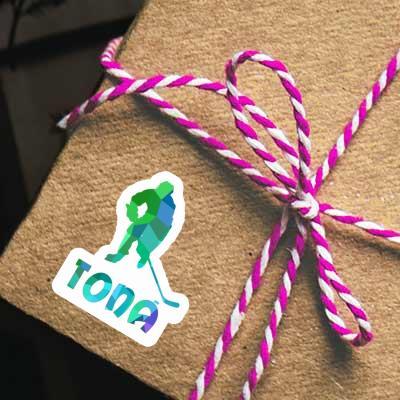 Aufkleber Tona Eishockeyspieler Gift package Image