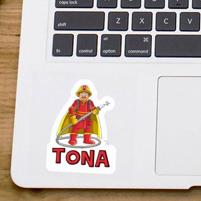 Sticker Tona Firefighter Notebook Image