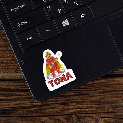 Sticker Tona Firefighter Image