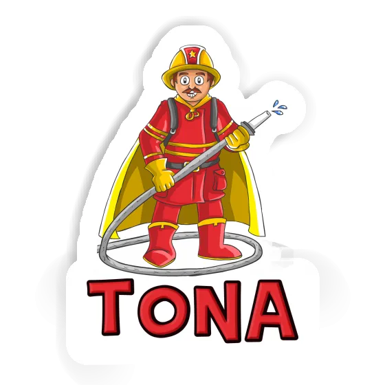 Sticker Tona Firefighter Notebook Image