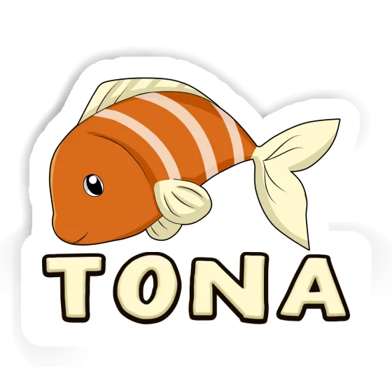 Fish Sticker Tona Notebook Image