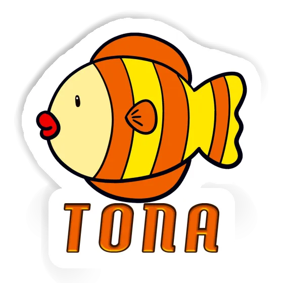 Fisch Aufkleber Tona Notebook Image