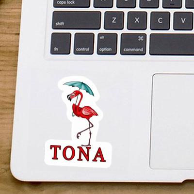 Tona Sticker Flamingo Gift package Image