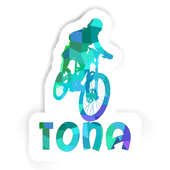 Autocollant Freeride Biker Tona Image