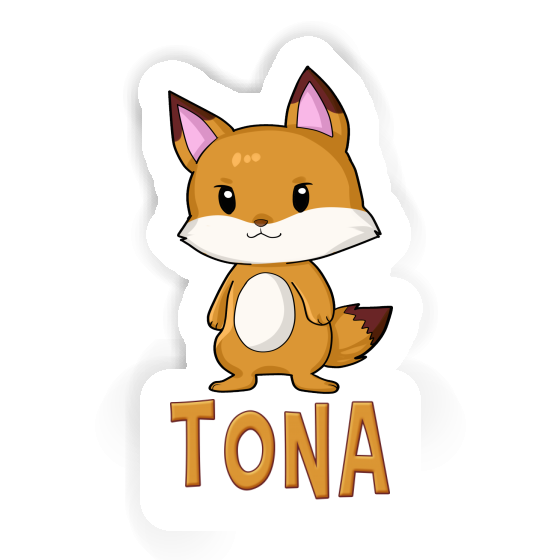 Tona Sticker Fox Laptop Image