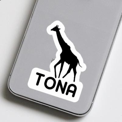 Autocollant Girafe Tona Image