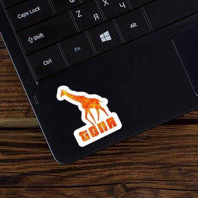 Giraffe Sticker Tona Laptop Image