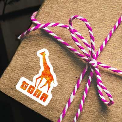 Giraffe Sticker Tona Gift package Image