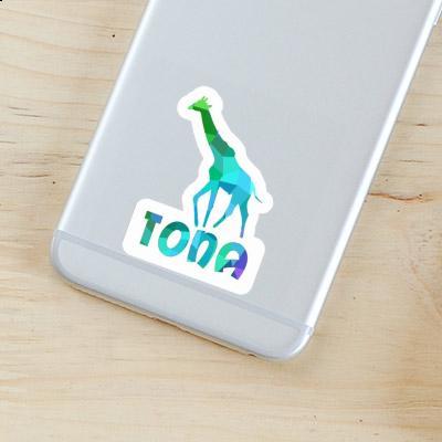 Autocollant Tona Girafe Gift package Image