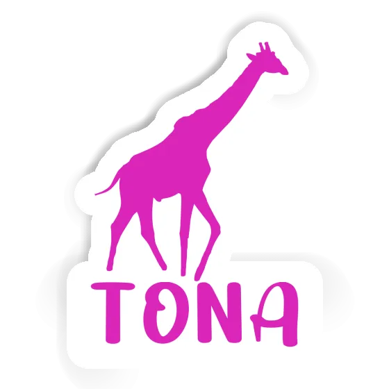 Autocollant Tona Girafe Gift package Image