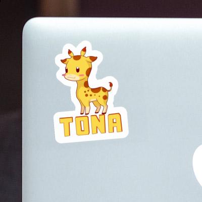 Autocollant Girafe Tona Notebook Image