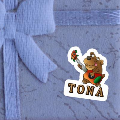 Sticker Tona Guitarist Notebook Image