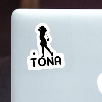 Sticker Tona Golfer Notebook Image