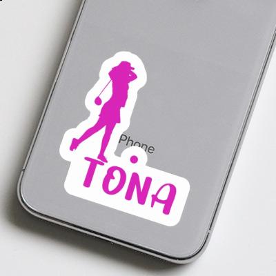 Sticker Tona Golfer Laptop Image