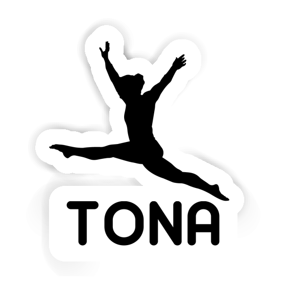 Gymnast Sticker Tona Notebook Image