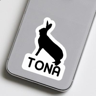 Tona Aufkleber Hase Image