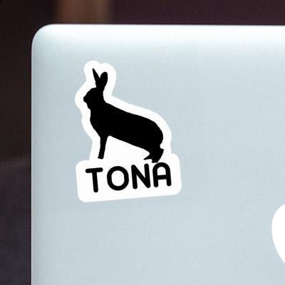 Tona Aufkleber Hase Image