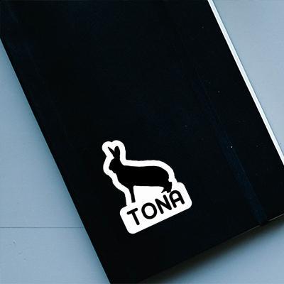 Tona Aufkleber Hase Image