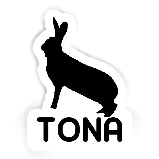 Tona Aufkleber Hase Notebook Image