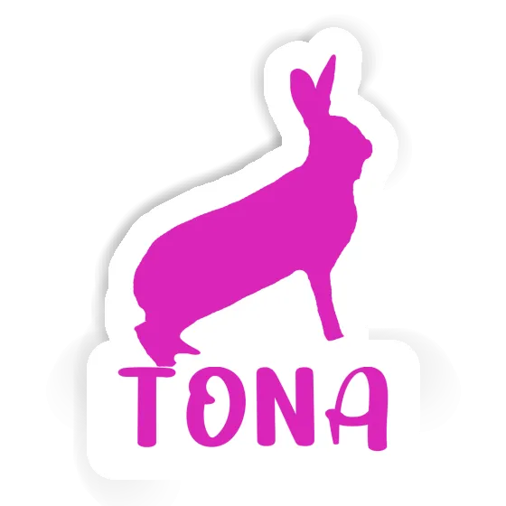 Rabbit Sticker Tona Notebook Image