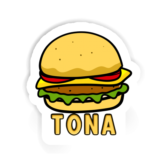 Autocollant Tona Cheeseburger Laptop Image