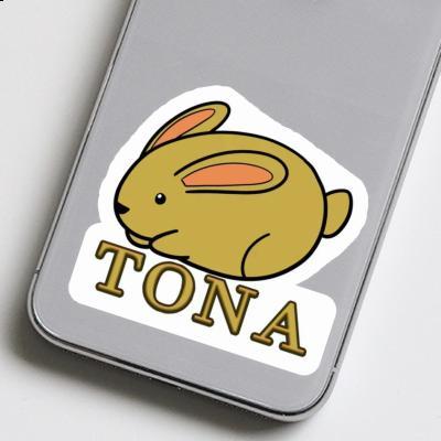 Tona Sticker Hare Notebook Image