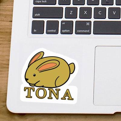 Tona Sticker Hare Notebook Image