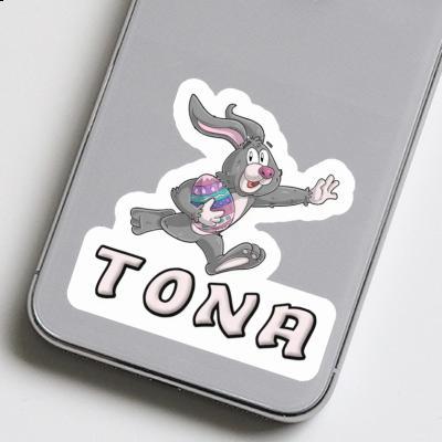 Sticker Tona Rugby rabbit Image