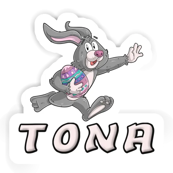 Sticker Tona Rugby rabbit Notebook Image