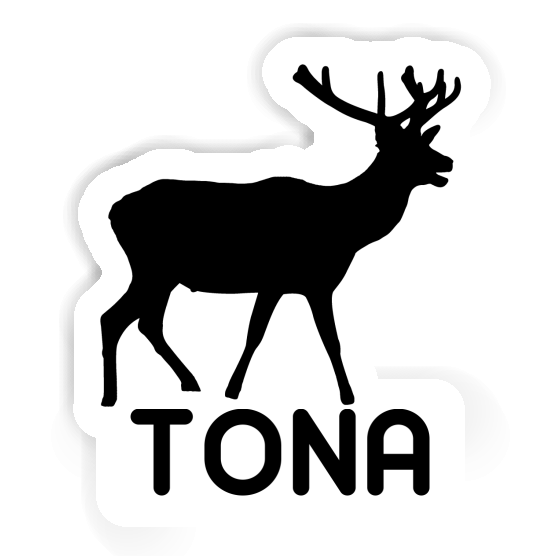 Cerf Autocollant Tona Image