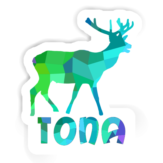 Autocollant Cerf Tona Notebook Image