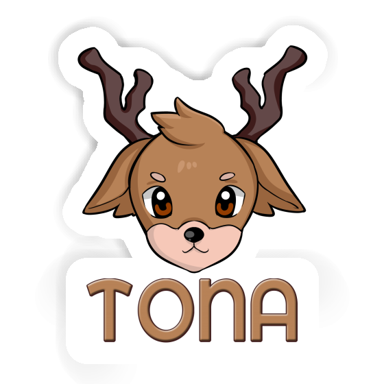 Tona Sticker Deerhead Image