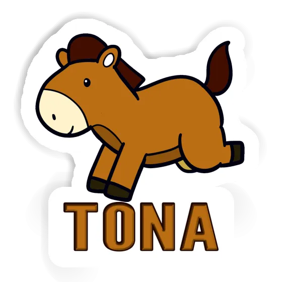 Tona Sticker Horse Laptop Image