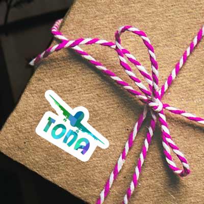 Autocollant Tona Avion Gift package Image