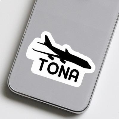 Tona Autocollant Jumbo-Jet Laptop Image