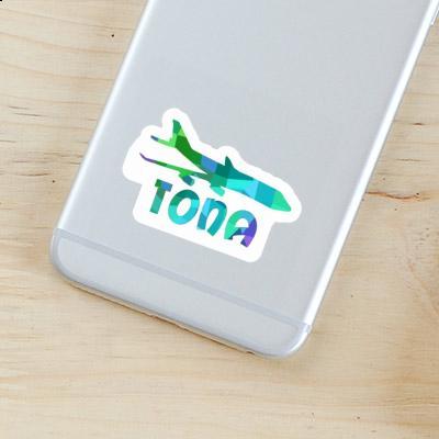 Tona Sticker Jumbo-Jet Laptop Image