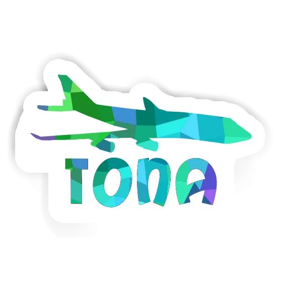 Tona Sticker Jumbo-Jet Image