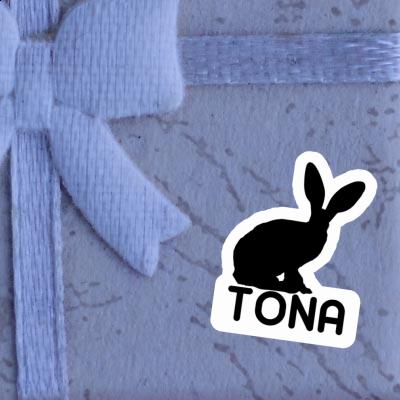 Tona Sticker Rabbit Notebook Image