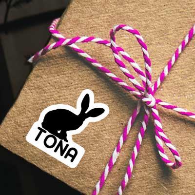 Tona Sticker Rabbit Notebook Image