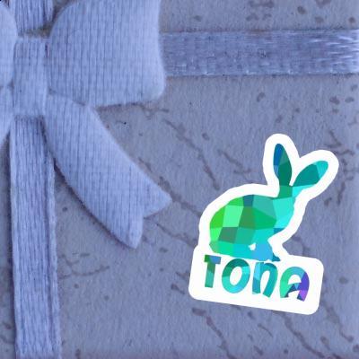 Sticker Rabbit Tona Notebook Image