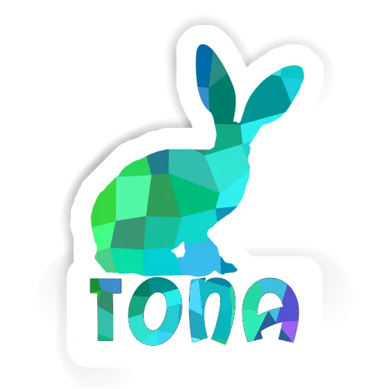 Sticker Rabbit Tona Notebook Image