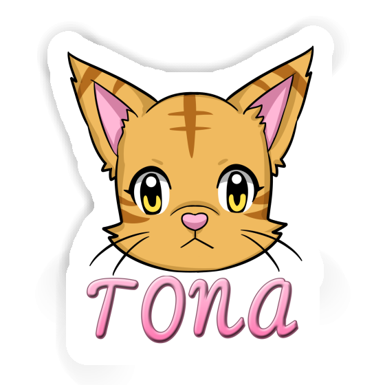 Autocollant Tona Chat Laptop Image